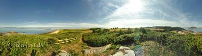 Panorama Herm Kanalinseln Segeltörn 2010