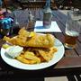 Fish and Chips with Lager Kanalinseln Segeltörn 2010